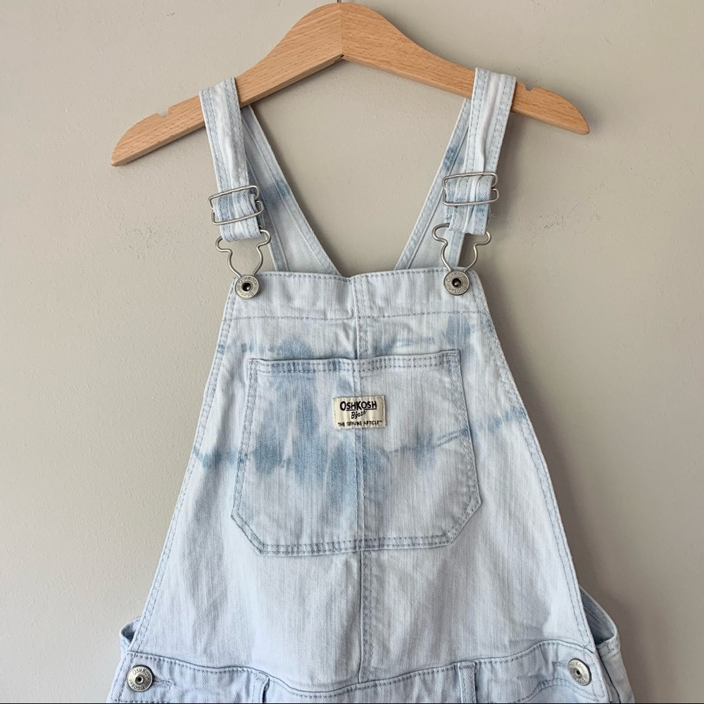 OshKosh B’gosh Denim Jean Tie Dye Overall Dress - Picture 2 of 6